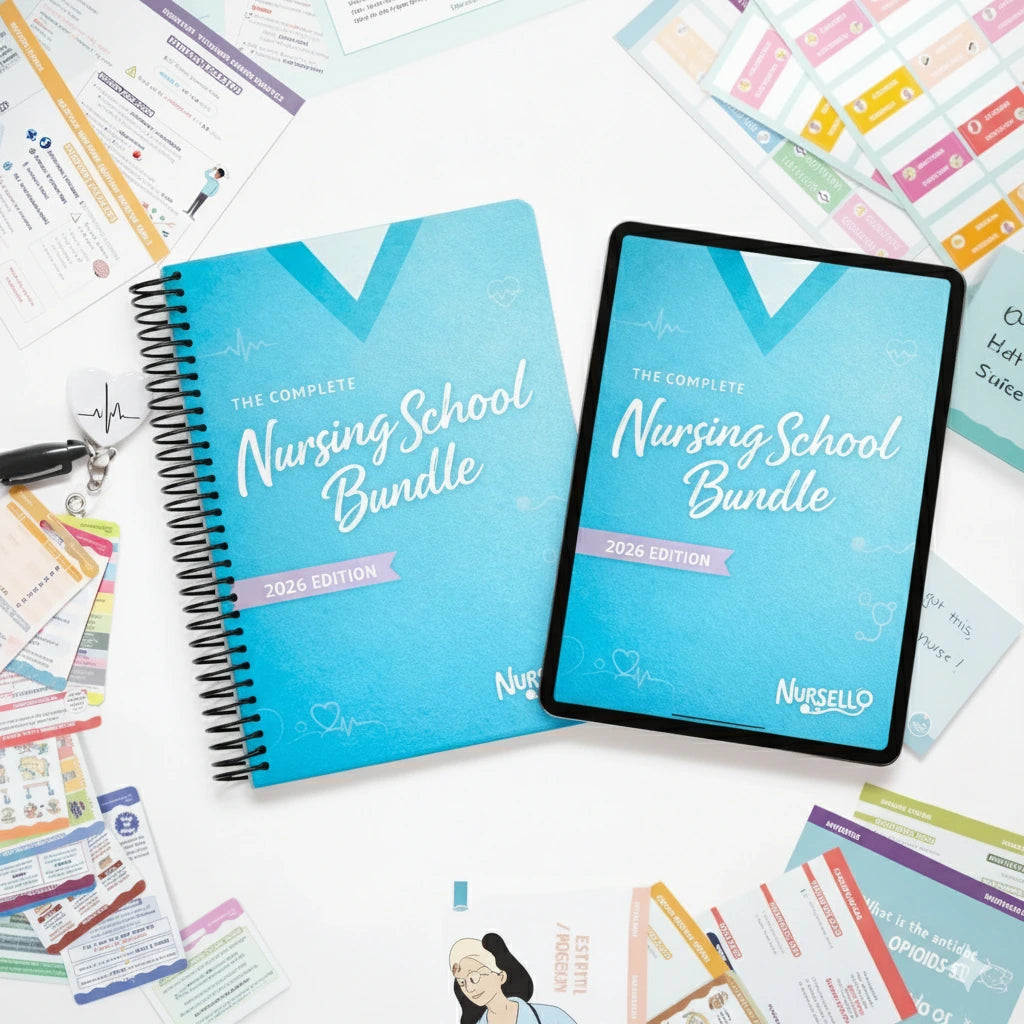 Nursing School Bundle Book 2026 - Nursello